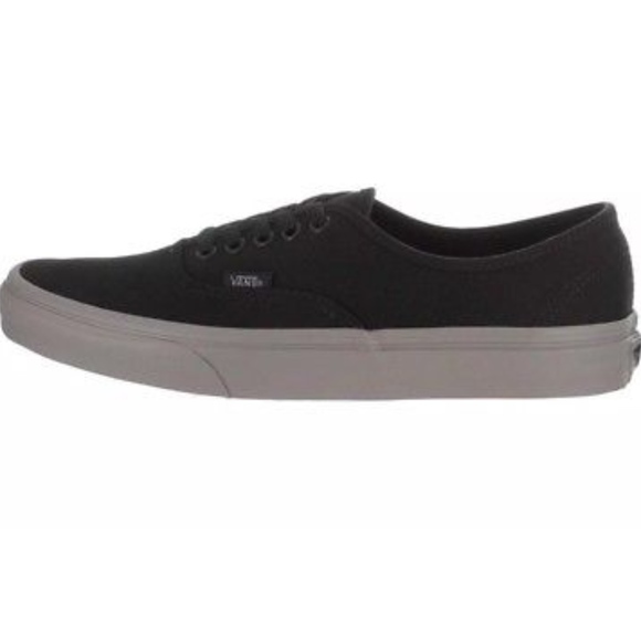 Vans Authentic Pop Black Frost Grey Shoes - Picture 2 of 5